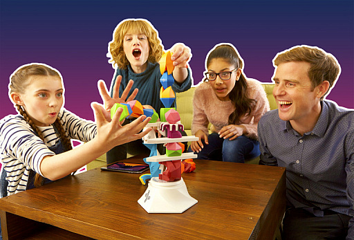 画像ギャラリー No.001のサムネイル画像 / デジタルとアナログが融合したバランスゲーム「ビーストオブバランス」をプレイ動画で紹介。高く積み上げるだけなのに大人でもついつい熱中!?