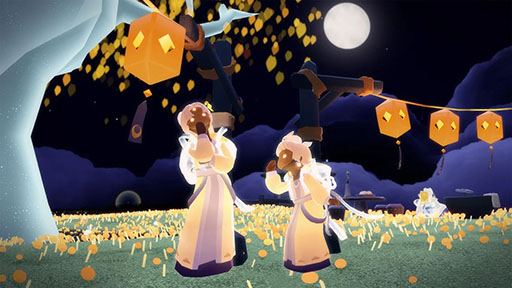 画像ギャラリー No.002のサムネイル画像 / 「Sky 星を紡ぐ子どもたち」,三日月オアシスを舞台に謎かけを楽しめる「月灯りの日々」を9月29日16:00に開始