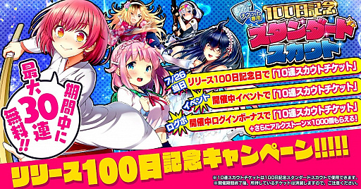 画像ギャラリー No.001のサムネイル画像 / 「CIRCLET PRINCESS」でサービス開始から100日経過を記念したキャンペーンが開催