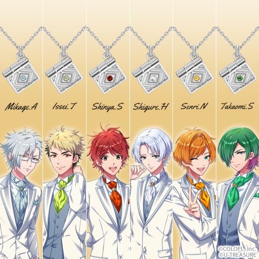 画像ギャラリー No.001のサムネイル画像 / 「DREAM!ing」のネックレスがユートレジャーから登場。宝石は首席候補生6人のイメージカラーから選択可能