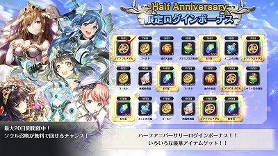 画像ギャラリー No.002のサムネイル画像 / 「クロノ ブリゲード」,“ハーフアニバーサリーキャンペーン”が開始