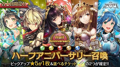 画像ギャラリー No.003のサムネイル画像 / 「クロノ ブリゲード」,“ハーフアニバーサリーキャンペーン”が開始