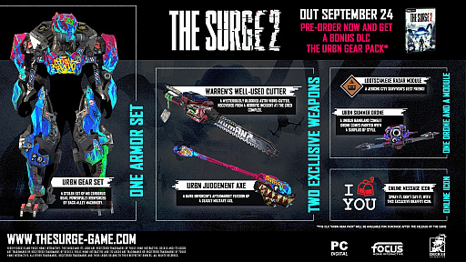 画像ギャラリー No.007のサムネイル画像 / ハードコアアクションRPG「The Surge 2」,2019年9月24日の発売に先駆けプレオーダーが開始。最新トレイラーの公開も