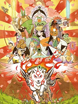 画像ギャラリー No.001のサムネイル画像 / Switch版「大神 絶景版」,6週連続企画第4回は「里見八犬伝」「ヤツフサ」「花咲爺」のキャラクターを紹介