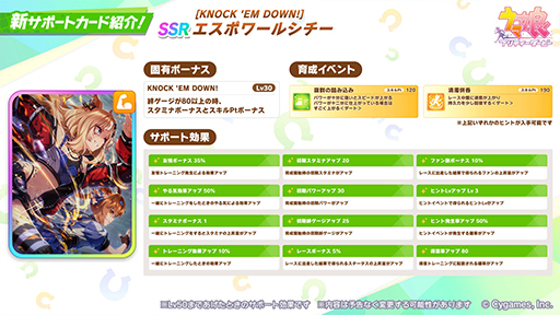 画像ギャラリー No.003のサムネイル画像 / 「ウマ娘 プリティーダービー」,新育成ウマ娘・シーザリオ(CV:佐藤榛夏)を9月10日に実装。新サポートとしてSSRエスポワールシチーも登場