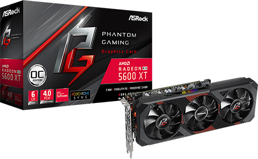 画像ギャラリー No.002のサムネイル画像 / ASRock,独自クーラー搭載のRadeon RX 5600 XTカード3製品を1月25日発売