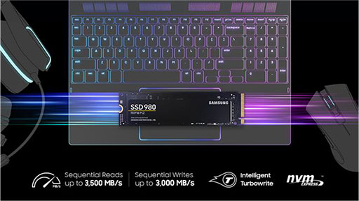 ꡼ No.002Υͥ / SamsungPCIe 3.0 x4³бM.2 SSDSSD 980פȯ䡣1TBǹ15000