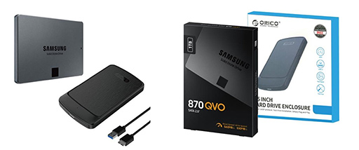 ꡼ No.001Υͥ / SamsungSATA SSD870 QVOפUSB³դǥ뤬о