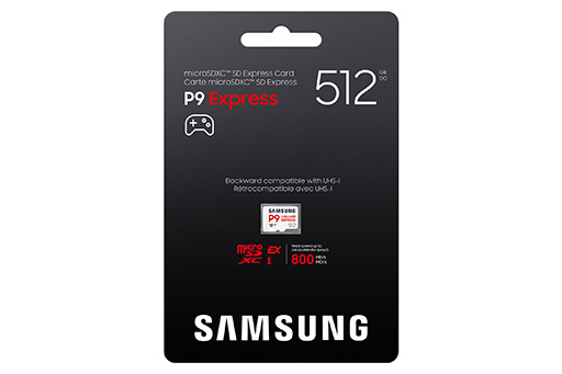 画像ギャラリー No.003のサムネイル画像 / 容量512GBのSwitch 2対応microSD Expressカード「P9 Express」がSamsungから発売に