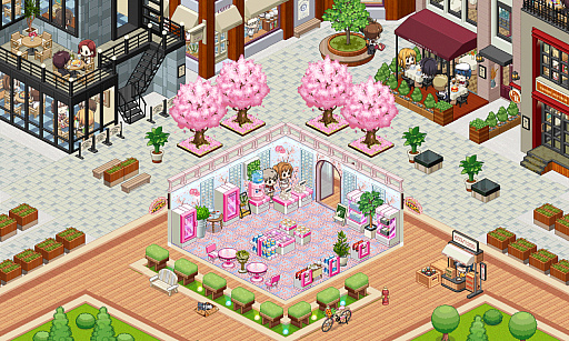 画像ギャラリー No.003のサムネイル画像 / 「マイコンビニ」で“お花見テーマ”のアップデートを実施。「マイコンビニ店舗コンテスト」の2次もスタート