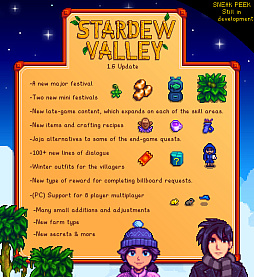 画像ギャラリー No.003のサムネイル画像 / 「Stardew Valley」,ローンチから8年を経て販売本数3000万本を突破。3月19日に大型アップデート1.6をPC向けに配信予定