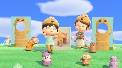 画像ギャラリー No.003のサムネイル画像 / 「あつまれ どうぶつの森」で,文化財活用センターが“ぶんかつ島”を公開。国立文化財機構の所蔵品をモチーフにした10のエリアを楽しめる