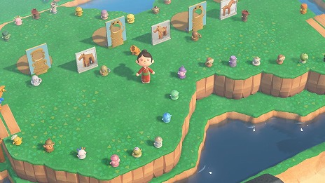 画像ギャラリー No.004のサムネイル画像 / 「あつまれ どうぶつの森」で,文化財活用センターが“ぶんかつ島”を公開。国立文化財機構の所蔵品をモチーフにした10のエリアを楽しめる