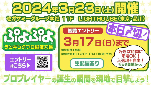 画像ギャラリー No.025のサムネイル画像 / 「ぷよぷよグランプリ 2024 ファイナル」現地レポート。公式大会初の20本先取ルールはマッキー選手がリベンジ優勝を果たす