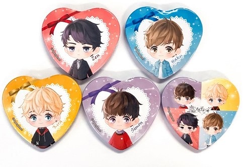 画像ギャラリー No.014のサムネイル画像 / 「恋プロ」キャラのイラストをプリントしたスイーツが販売開始。購入特典は缶バッジ