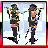 画像ギャラリー No.006のサムネイル画像 / 彩,咲,レイが新衣装をまとって大暴れする,「お姉チャンバラORIGIN」のDLC第2弾が本日配信開始