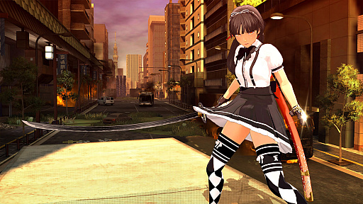 画像ギャラリー No.014のサムネイル画像 / 彩,咲,レイが新衣装をまとって大暴れする,「お姉チャンバラORIGIN」のDLC第2弾が本日配信開始