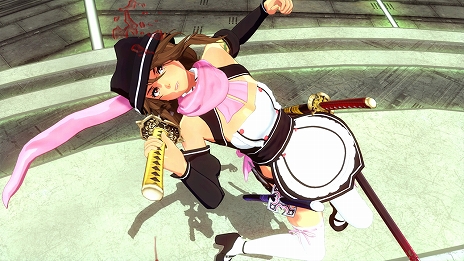 画像ギャラリー No.002のサムネイル画像 / 「お姉チャンバラORIGIN」のDLC第4弾となる彩,咲,レイのホストガール衣装や水着など追加コスチュームが本日配信開始