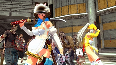 画像ギャラリー No.004のサムネイル画像 / 「お姉チャンバラORIGIN」のDLC第4弾となる彩,咲,レイのホストガール衣装や水着など追加コスチュームが本日配信開始