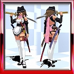 画像ギャラリー No.005のサムネイル画像 / 「お姉チャンバラORIGIN」のDLC第4弾となる彩,咲,レイのホストガール衣装や水着など追加コスチュームが本日配信開始