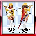 画像ギャラリー No.006のサムネイル画像 / 「お姉チャンバラORIGIN」のDLC第4弾となる彩,咲,レイのホストガール衣装や水着など追加コスチュームが本日配信開始