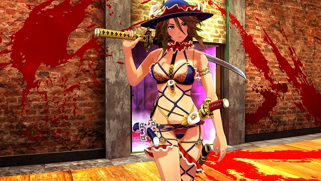 画像ギャラリー No.021のサムネイル画像 / 「お姉チャンバラORIGIN」のDLC第4弾となる彩,咲,レイのホストガール衣装や水着など追加コスチュームが本日配信開始