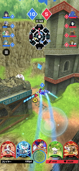 画像ギャラリー No.002のサムネイル画像 / もっと詳しく! 自由に空を飛べるマルチ対戦スマホゲーム「Kick-Flight(キックフライト)」先行プレイベースで中身をチェック