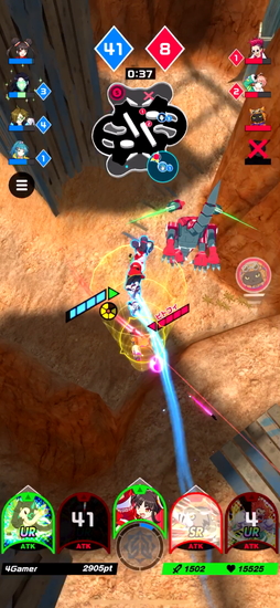 画像ギャラリー No.005のサムネイル画像 / もっと詳しく! 自由に空を飛べるマルチ対戦スマホゲーム「Kick-Flight(キックフライト)」先行プレイベースで中身をチェック