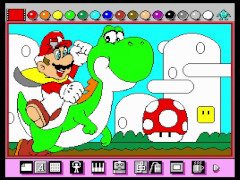 「マリオペイント」が「スーパーファミコン Nintendo Classics」に登場。お絵かき,作曲,アニメ作りなどが楽しめる