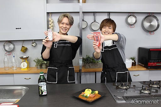 画像ギャラリー No.011のサムネイル画像 / 「あんスタ!!」新番組「CAFE CINNAMON ニキズキッチン」第1回収録現場に潜入レポート。山口智広さん&神尾晋一郎さんがスパイスカレー作りで腕を振るう!