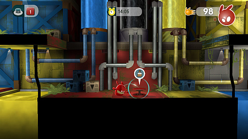 画像ギャラリー No.011のサムネイル画像 / 「ブロブ カラフルなきぼう リターンズ」,簡単操作のぬりえアクションで灰色に覆われた世界を自分色に塗り上げよう