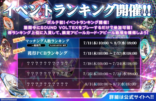 画像ギャラリー No.002のサムネイル画像 / 「SOUND VOLTEX VIVID WAVE」,設定されたお題で順位を競う「イベントランキング」が開催