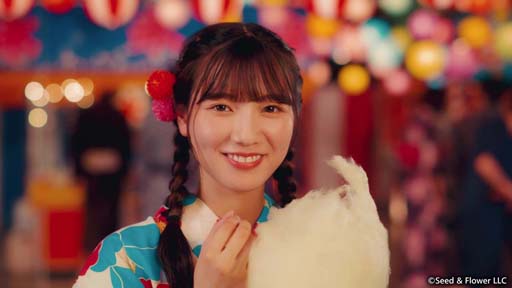 画像ギャラリー No.004のサムネイル画像 / 「ビビッドアーミー」,夏祭りデート動画“日向坂46と楽しむビビアミ夏祭り”をカット公開