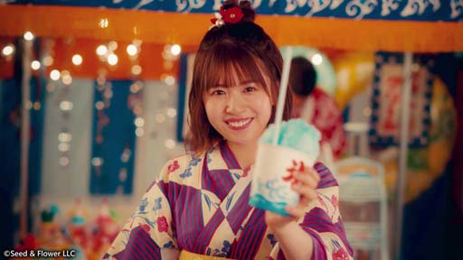 画像ギャラリー No.006のサムネイル画像 / 「ビビッドアーミー」,夏祭りデート動画“日向坂46と楽しむビビアミ夏祭り”をカット公開