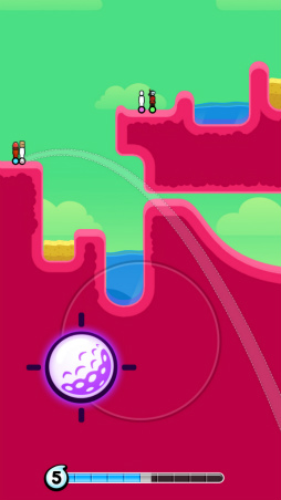 画像ギャラリー No.005のサムネイル画像 / 誰よりも早くカップインを狙え! スマホ向けゴルフゲーム「Golf Blitz」を紹介する「(ほぼ)日刊スマホゲーム通信」第2017回