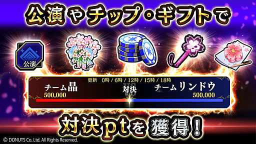 画像ギャラリー No.005のサムネイル画像 / 「ブラックスター -Theater Starless-」で花見イベント開演