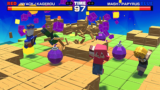 画像ギャラリー No.004のサムネイル画像 / 4人対戦も可能なアクションゲーム「グーニャファイター」,6月27日の発売に先駆けあらかじめダウンロードが開始