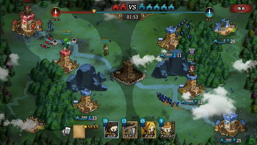 画像ギャラリー No.007のサムネイル画像 / 【PR】4分で決着するバトルの駆け引きを極めろ! スマホ向けRTSの入門用としてもオススメな「アンクラウン」の魅力を紹介