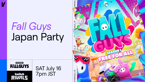 ꡼ No.001Υͥ / Twitch٥ȡTwitch Rivals: Fall Guys Japan Partyפ7161900곫