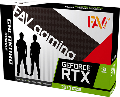 画像ギャラリー No.001のサムネイル画像 / GALAKURO GAMING,製品ボックスにプロゲームチーム「FAV gaming」を起用したグラフィックスカードを予告