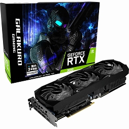 画像ギャラリー No.003のサムネイル画像 / GALAKURO,独自3連ファン搭載のRTX 3090,3080搭載カードを発売