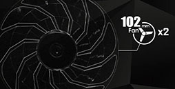 画像ギャラリー No.003のサムネイル画像 / GALAKURO GAMING,2連ファン仕様のRTX 3070搭載カードを発売