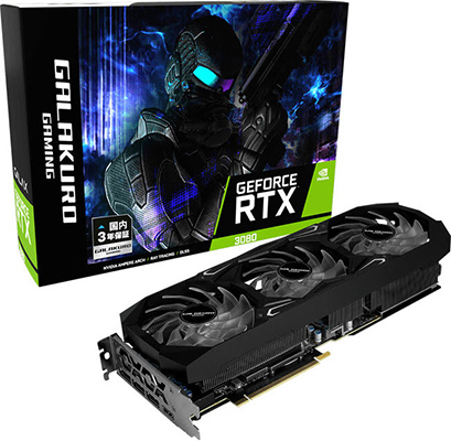 画像ギャラリー No.002のサムネイル画像 / 玄人志向とGALAKUROからRTX 3080 Ti搭載カードが発売。税込20万6000円から