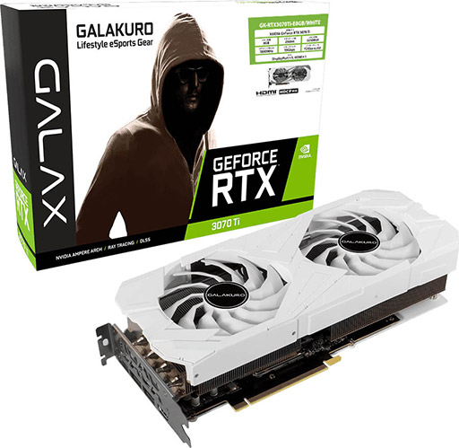 画像ギャラリー No.001のサムネイル画像 / 玄人志向とGALAKURO GAMINGからRTX 3070 Ti搭載カードが登場