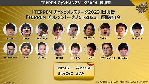 ꡼ No.004Υͥ / TEPPENסTEPPEN CHAMPIONS LEAGUE 2024פʤɤγפ餫