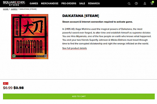 画像ギャラリー No.002のサムネイル画像 / レトロンバーガー Order 45:「DAIKATANA」で失望されたって,おばあちゃんにトンプソン乱射させてニッコニコできるのが人生さ編