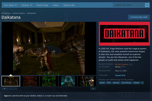 画像ギャラリー No.016のサムネイル画像 / レトロンバーガー Order 45:「DAIKATANA」で失望されたって,おばあちゃんにトンプソン乱射させてニッコニコできるのが人生さ編