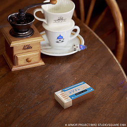 画像ギャラリー No.006のサムネイル画像 / 「ドラゴンクエスト」シリーズより,スライムの「純喫茶」風アイテムが登場。カリタ製のコーヒーミルなど