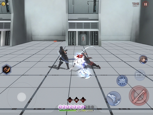 画像ギャラリー No.003のサムネイル画像 / 「アクション対魔忍」,新たなプレイアブルキャラクター「八津紫」が本日登場。大型の斧を振り回して敵を粉砕