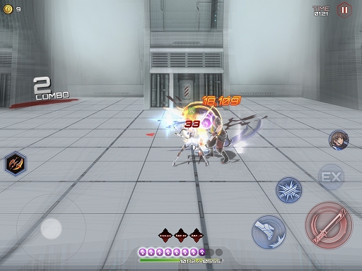 画像ギャラリー No.004のサムネイル画像 / 「アクション対魔忍」,新たなプレイアブルキャラクター「八津紫」が本日登場。大型の斧を振り回して敵を粉砕